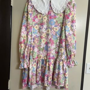 Twister Wunder maternity collared dress